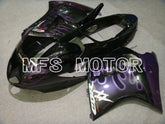 Honda CBR1100XX 1996-2007 Injection ABS Fairing - Flame - Black Purple - MFS6213